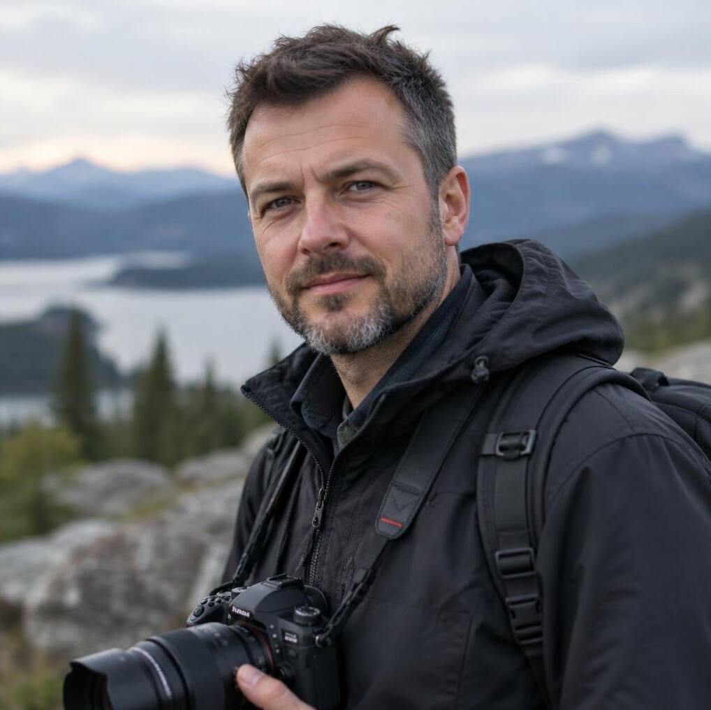 Portrait of a man with a short beard