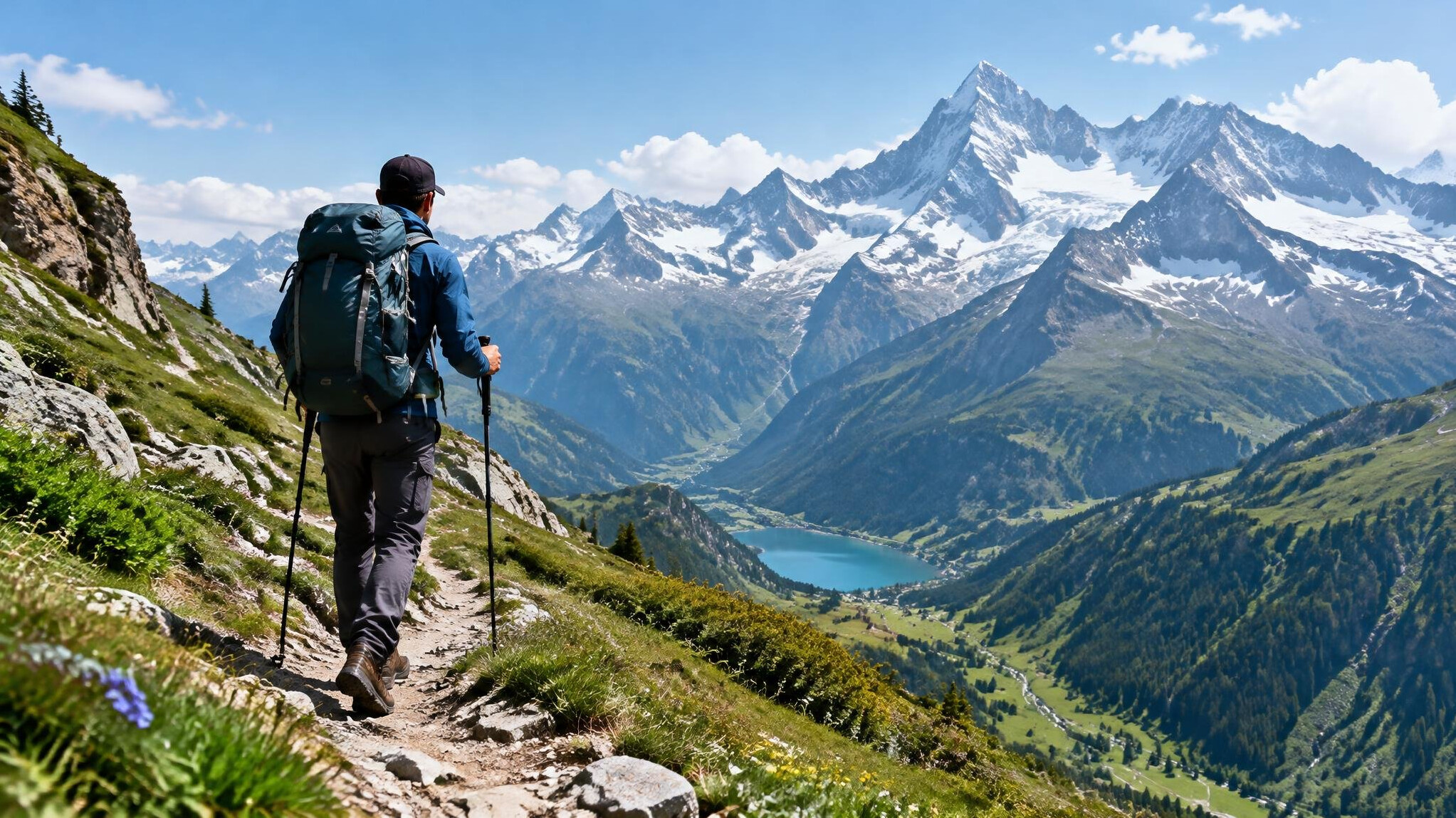 alpine hiking adventure